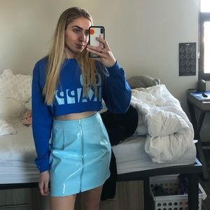 Pretty Little Thing Light Blue Skirt